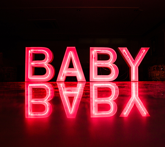 Baby Neon Gender Reveal (Big Size)