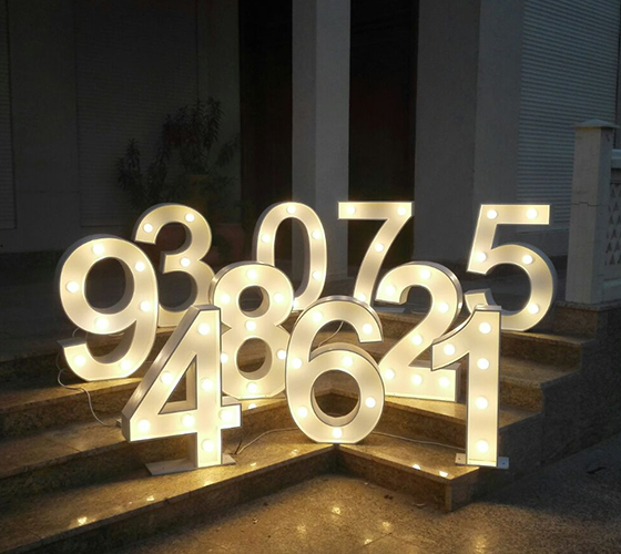 English Marquee Letters & Numbers