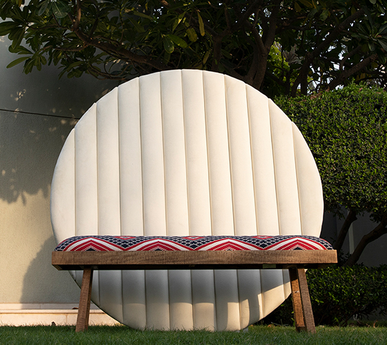 Off White Cushion Backdrop