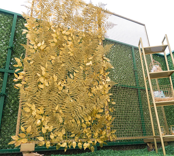 Golden Leaves Backdrop