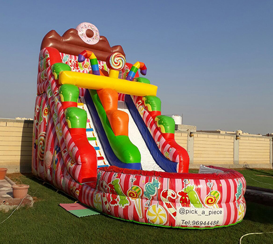 Candy Inflatable Water Slide