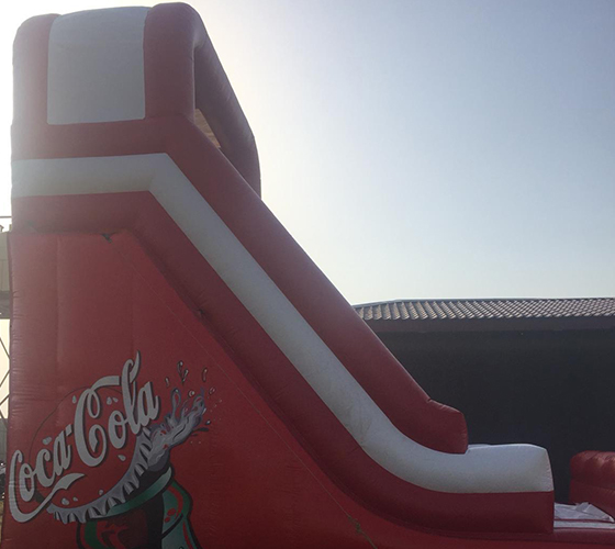 Coca Cola Inflatable Slide