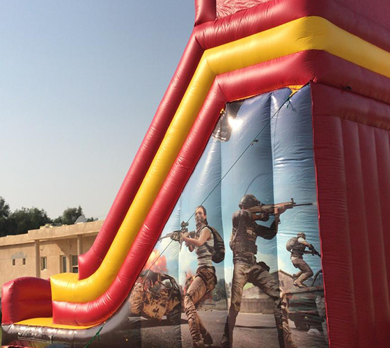 Pubg Inflatable Slide