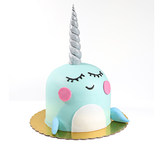 Baby Narwal Cake
