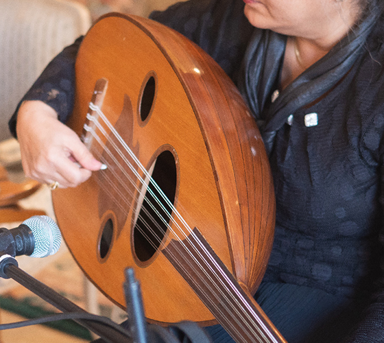 Lady Oud Musician