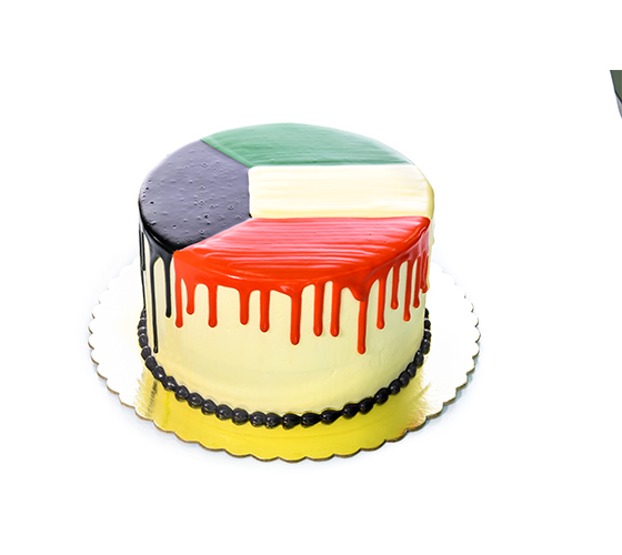 Kuwait Flag Cake