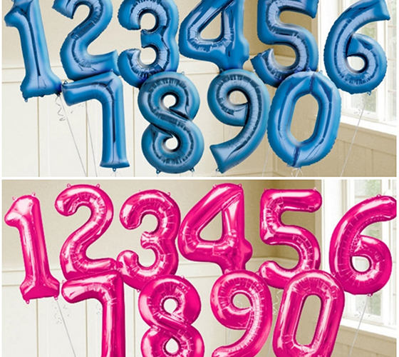 Numbers Balloons