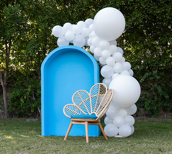 Blue Foam Backdrop