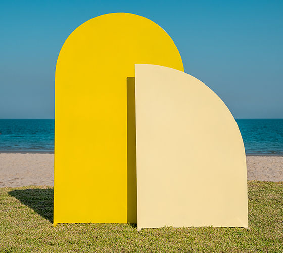 Panels Backdrop-Shades of Yellow